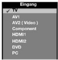 ORION TV32PLW6905DVD - Eingang wählen - 1