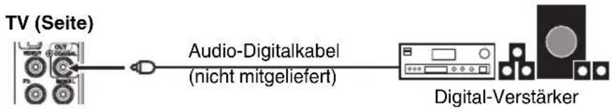 ORION TV32LW7200 - Anschluss an digitale Audio-Verstärker - 1