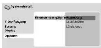 ORION TV26PW177DVD - Passwort einrichten - 1
