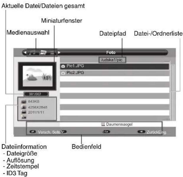 ORION TV26PLW7905DVD - Medienbrowser - 1