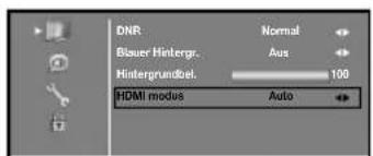 ORION TV26PLW6905DVD - Auswahl des HDMI-Signals - 1