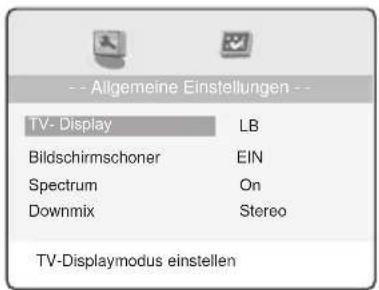 AEG CTV 4877 - ALLGEIMEINE EINSTELLUNGEN - 1