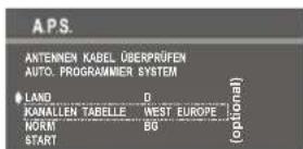 DUAL DTV 2850-3 - A.P.S. (Automatisches Programmiersystem) (optional) - 1