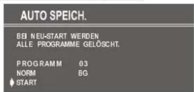 DUAL DTV 2850-2 - Das Menü Programm - 3
