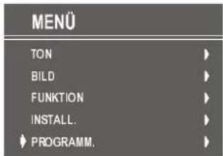 DUAL DTV 1450-3 - Das Menü Programm - 1