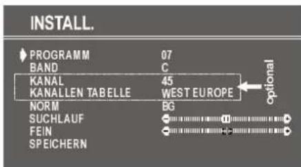 DUAL DTV 1450-2 - Kanal auswählen (optional) - 1