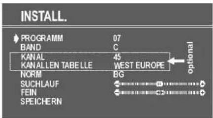 DUAL DTV 2050-1 - Kanal auswählen (optional) - 1