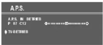 DUAL DTV 2050-1 - A.P.S. (Automatisches Programmiersystem) (optional) - 2