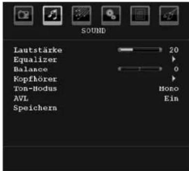 DUAL DTFT 26-5 - Menü Ton - 1