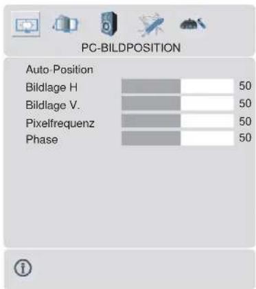 DUAL DTFT 26-3 - PC-Bildpositionsmenü - 1