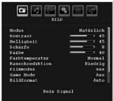 DUAL DTFT 22-6 - Menüsystem Analog-TV - 1