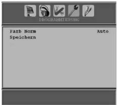 DUAL DTFT 15-2 - Menü Programmierung in den AV-Modi - 1