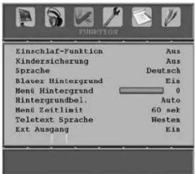 DUAL DTFT 15-2 - Menü Funktion - 1