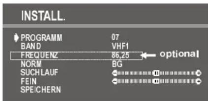 DUAL DRF 2150-2 - Frequenz auswählen (optional) - 1