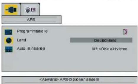 DUAL DPTV 4210 - APS-Untermenü - 1