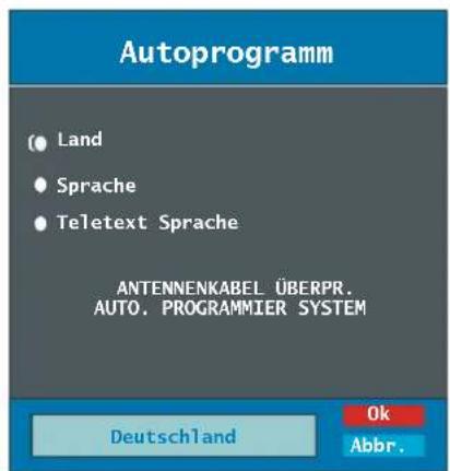 DUAL DPTV 42-5 - TV-Gerät einschalten: - 1