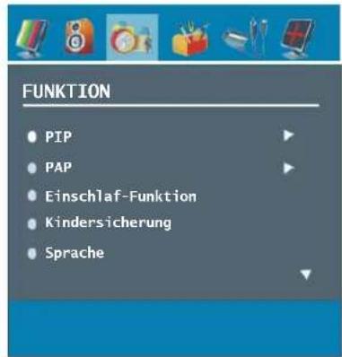 DUAL DPTV 42-5 - Menü Funktion (Feature) - 1