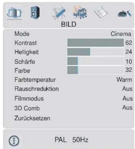 DUAL DPTV 42-2 - Bildmenü - 1
