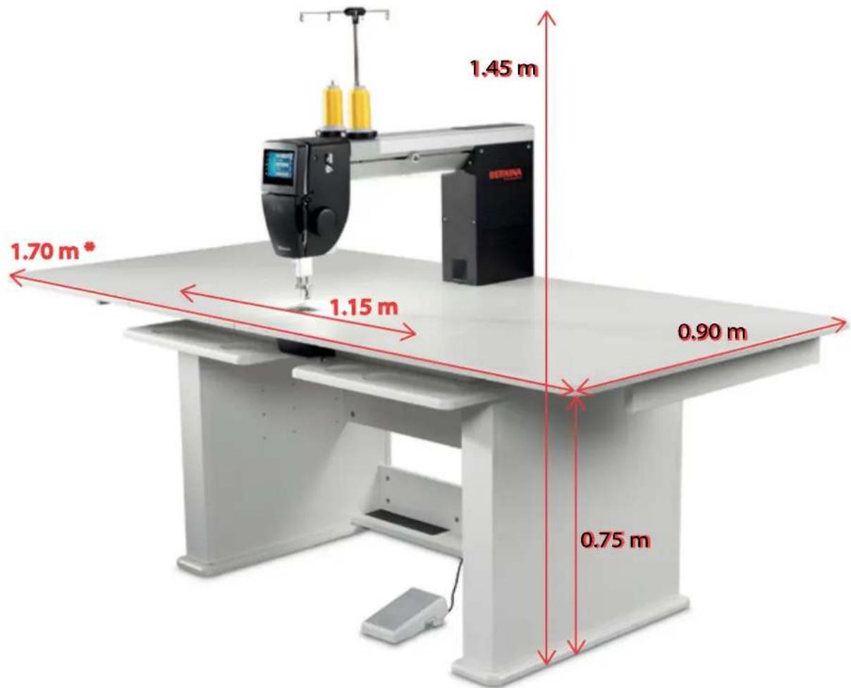 BERNINA Q 24 - Tisch - 1