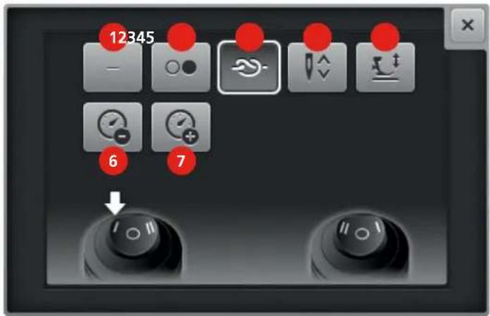 BERNINA Q 24 - Programmierbare Funktionen - 2