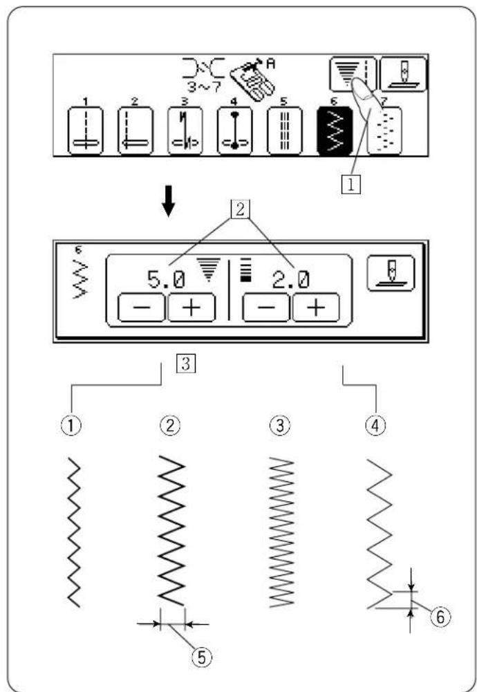 JANOME Harmony 8100 - Zigzag Stitch - 2