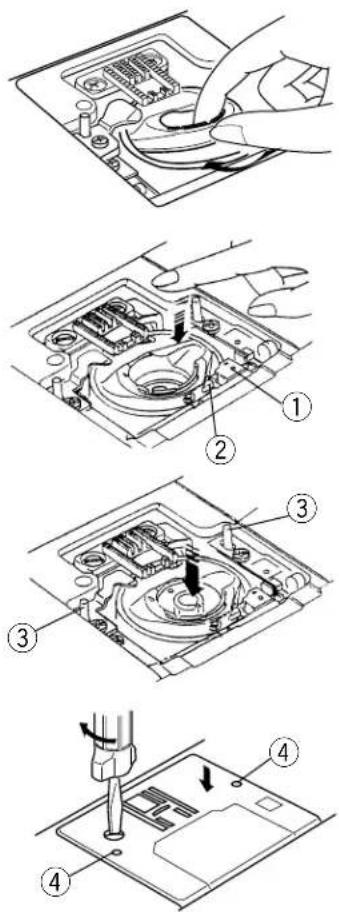 JANOME Harmony 8100 - - Cleaning the Hook Race - 1