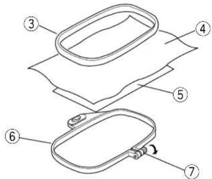 JANOME Harmony 8100 - • To Attach Embroidery Foot P - 2