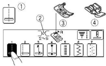 JANOME Harmony 8100 - •Variable Needle Position - 1