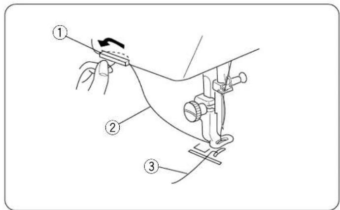 JANOME Harmony 8100 - • To set the Fabric in the Embroidery Hoop - 1