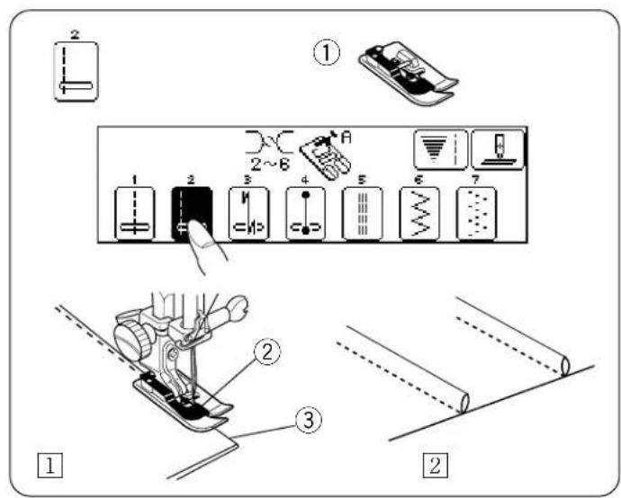 JANOME Harmony 8100 - Smocking - 2
