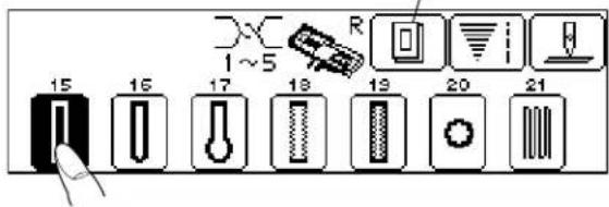 JANOME Harmony 8100 - • Preparation for Sewing - 4