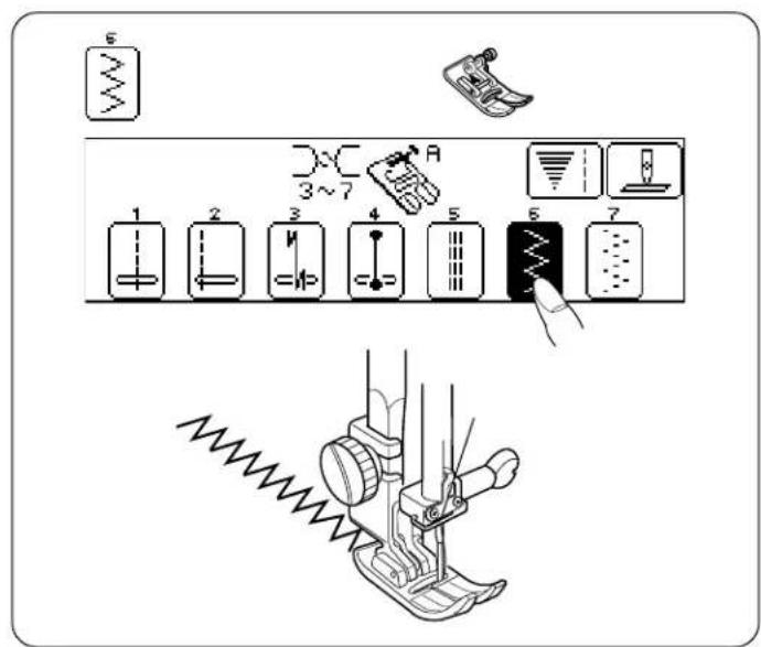JANOME Harmony 8100 - Stretch Stitch - 2