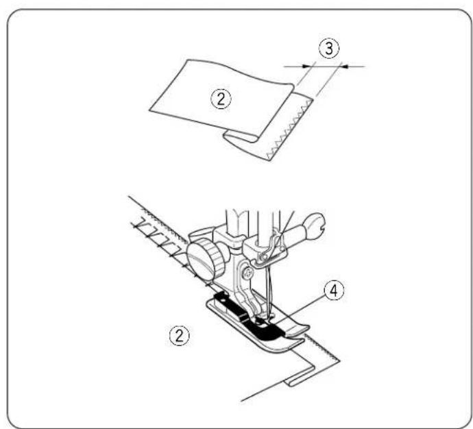 JANOME Harmony 8100 - Zipper Sewing, cont'd - 2