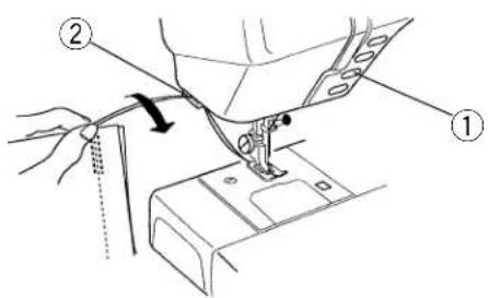 JANOME Harmony 8100 - • Changing Sewing Direction - 3