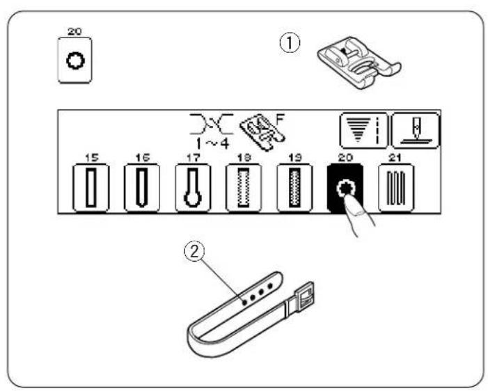 JANOME Harmony 8100 - [To adjust the balance of the darning stitches.] - 1