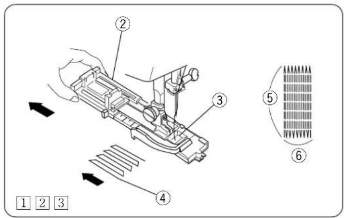 JANOME Harmony 8100 - - Changing Needle Position - 2