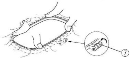 JANOME Harmony 8100 - • To Attach Embroidery Foot P - 3
