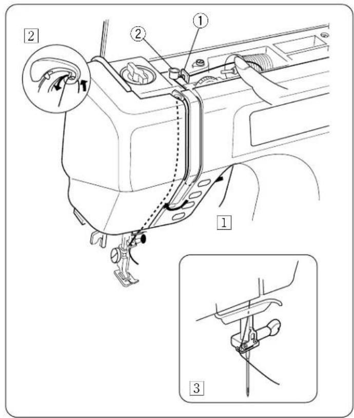JANOME Harmony 8100 - - Inserting the Bobbin - 1