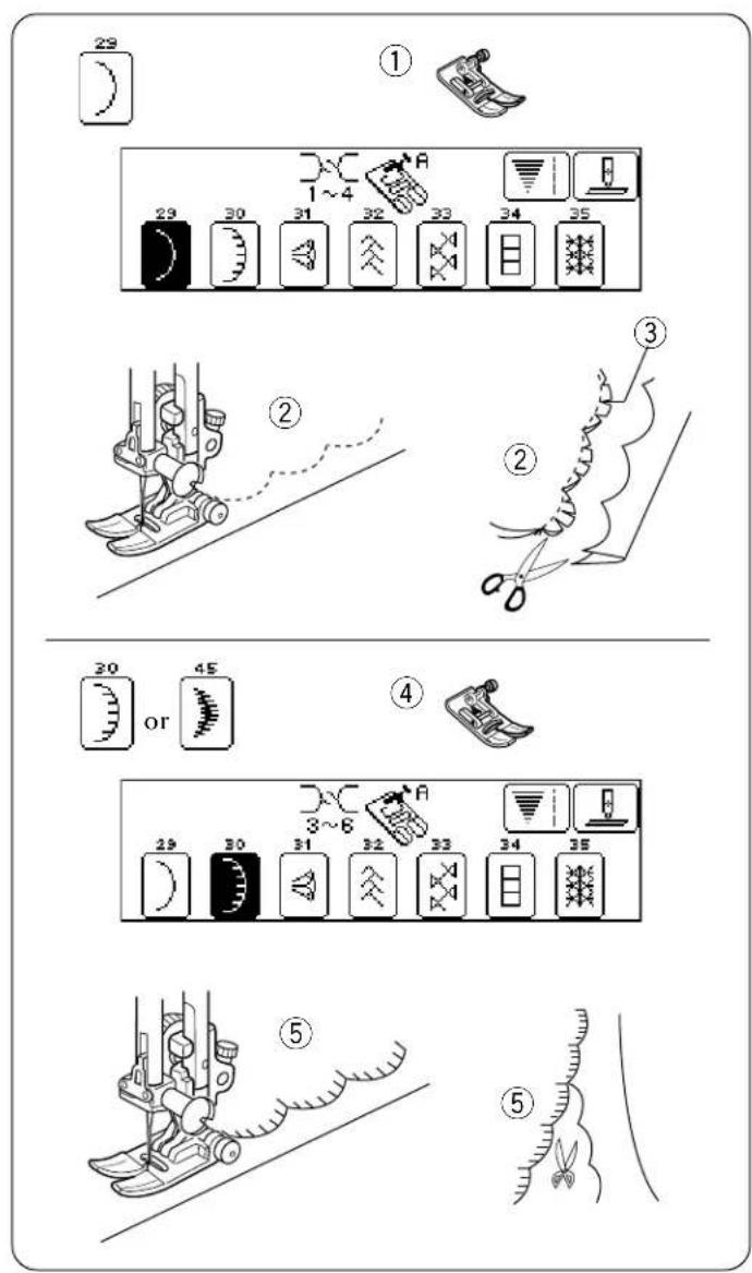 JANOME Harmony 8100 - Drawn work 23 25 - 6