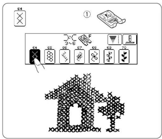 JANOME Harmony 8100 - Decorative Stitch - 1