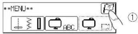 JANOME Harmony 8100 - - Selecting Patterns - 1