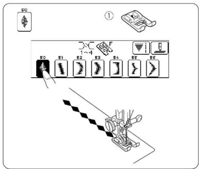 JANOME Harmony 8100 - Pintucking - 2