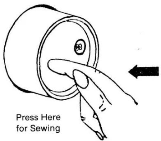 SINGER 1021 - Winding the Bobbin - 6