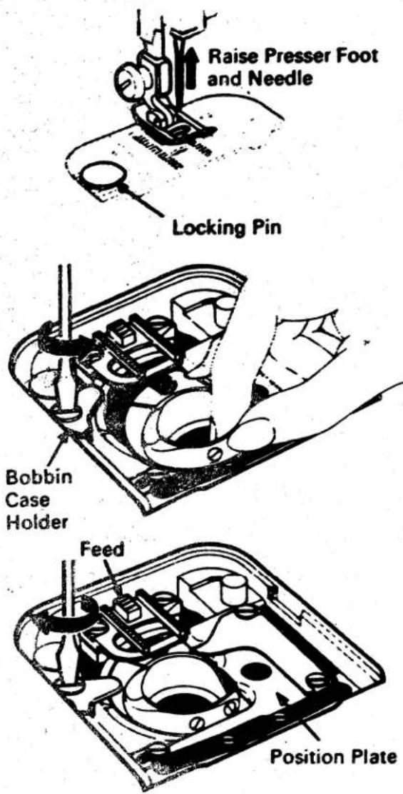 SINGER 1021 - REPLACING FACE PLATE - 1