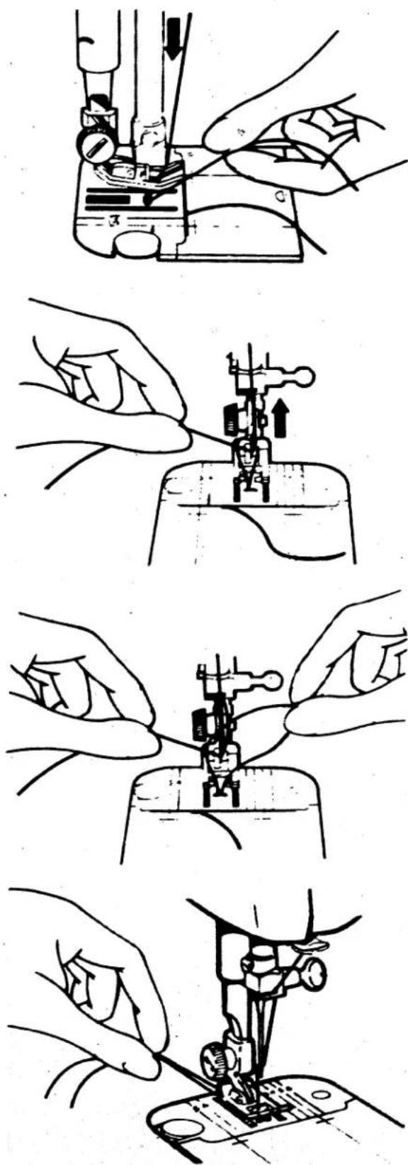 SINGER 1021 - RAISING THE BOBBIN THREAD - 1