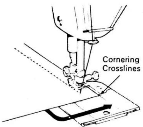 SINGER 1021 - STARTING A SEAM - 4