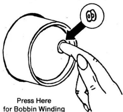 SINGER 1021 - Winding the Bobbin - 2