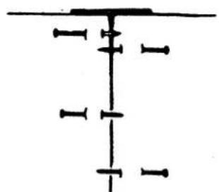 SINGER 1021 - DARTS IN INTERFACING - 1