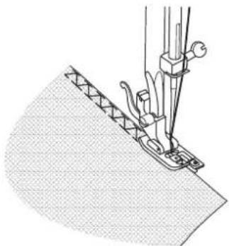 SINGER 7020 - Offener Overlockstich (2): - 8