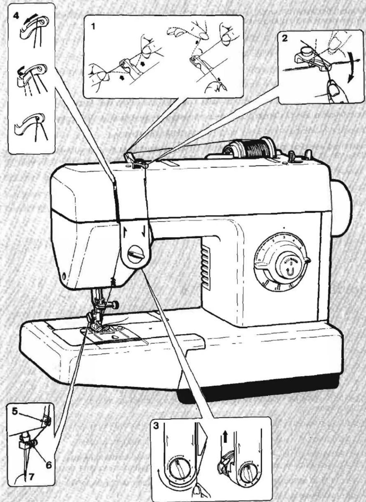 SINGER 5830 - Remplissage de la canette - 1
